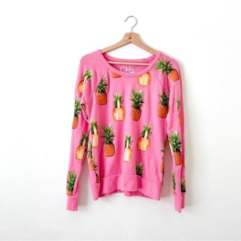 CHASER Pineapple Pink Jumper Sweater - Picture 1 of 9